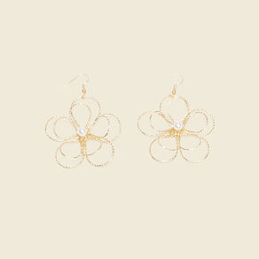 Boucles d'oreilles pendantes couleur or femme