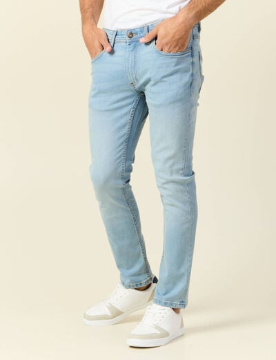 Jeans slim éco-responsable denim used homme