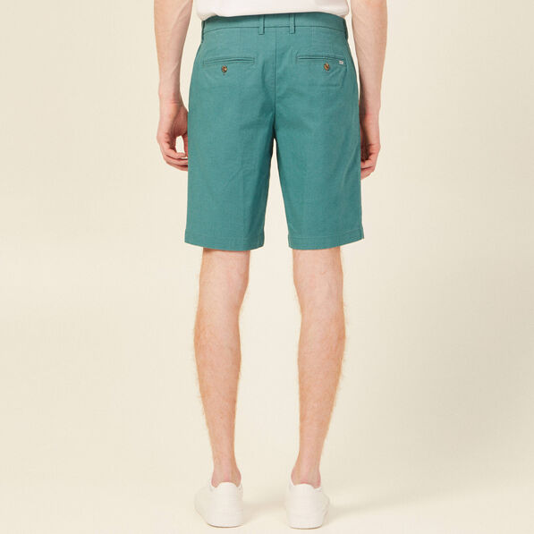 bermuda droit eco responsable bleu petrole homme Bermuda droit éco-responsable bleu pétrole homme