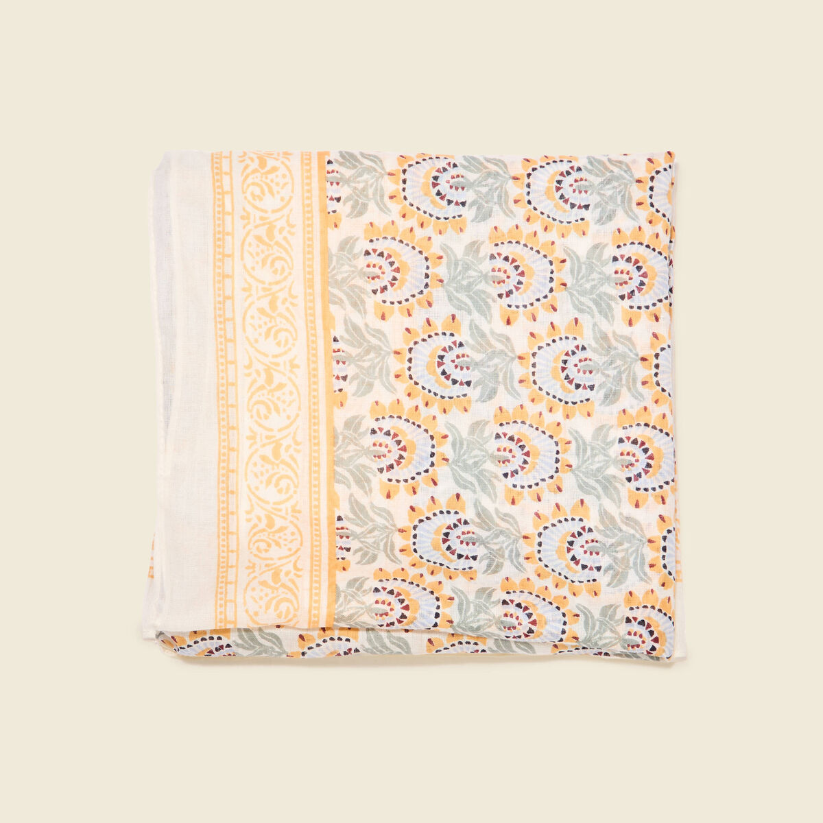 Foulard blanc femme