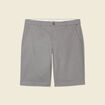 Bermuda droit éco-responsable gris homme