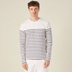 T-shirt manches longues ecru homme