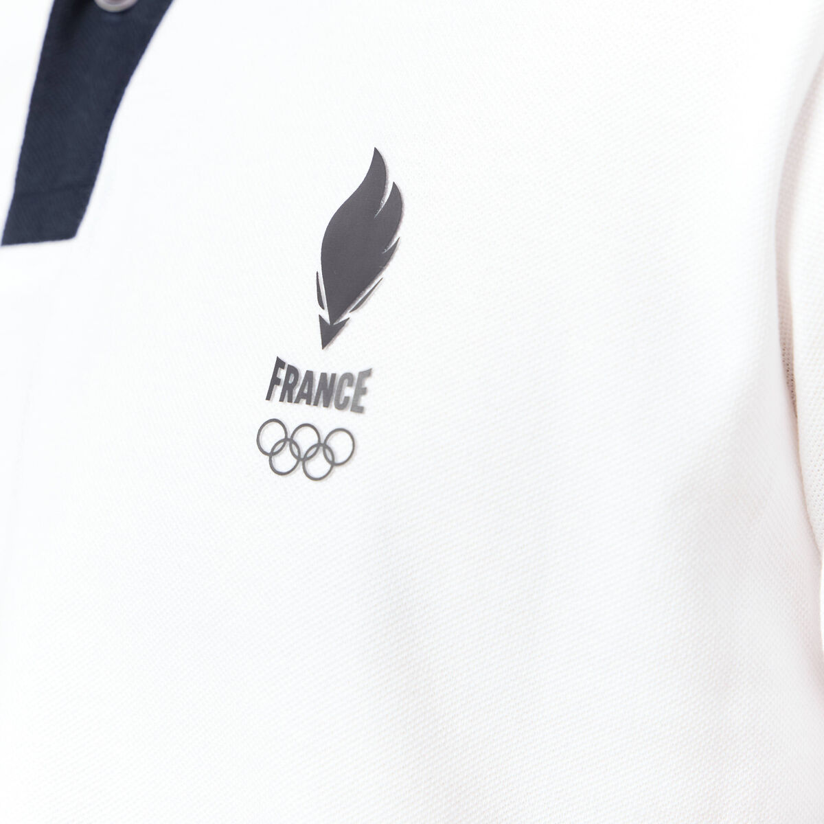 Polo manches courtes blanc homme