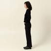 Pull manches longues noir femme