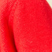 Gilet manches 3/4 rouge fonc&eacute; femme