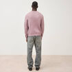 Pull droit col rond manches longues parme homme