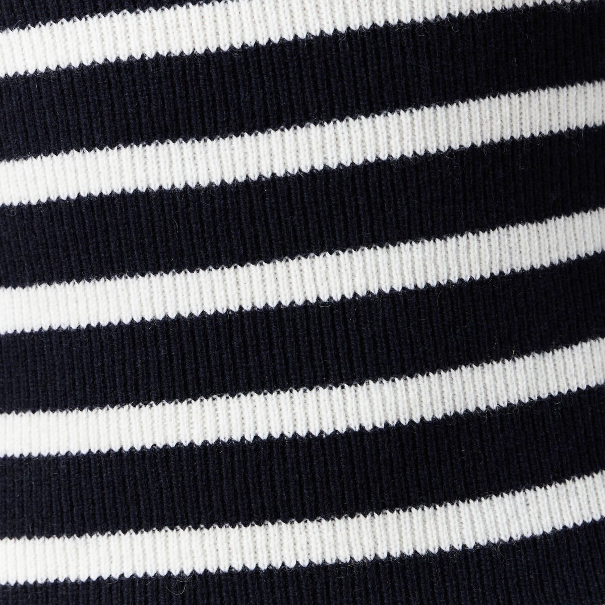 Pull manches longues fabriqué en France bleu marine homme