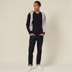 Pull manches longues bleu foncé homme