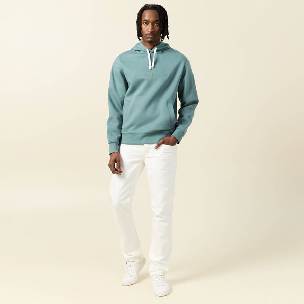 Sweat à capuche vert foncé homme