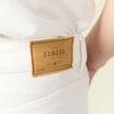 Jeans large relaxed denim blanc homme
