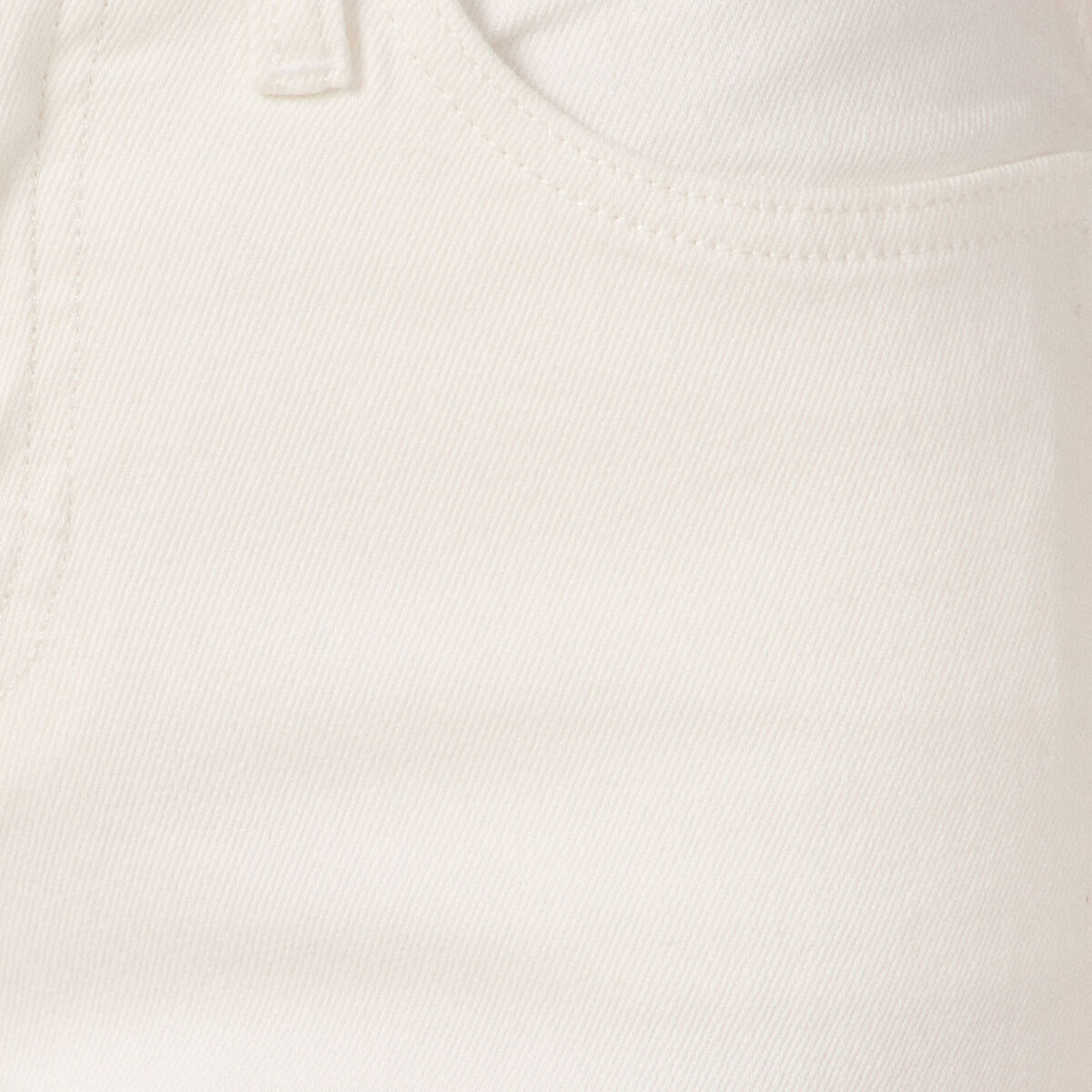 Pantalon éco-responsable denim blanc femme