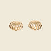 Boucles d'oreilles clous couleur or femme