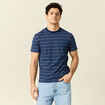 T-shirt manches courtes bleu marine homme