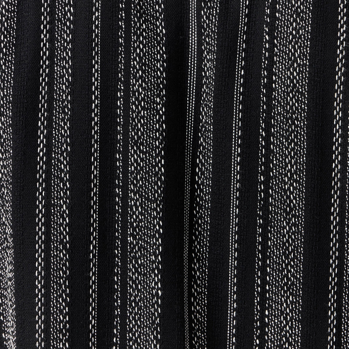 Chemise ray&eacute;e manches courtes noir homme