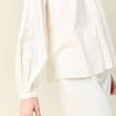 Blouse manches longues ecru femme