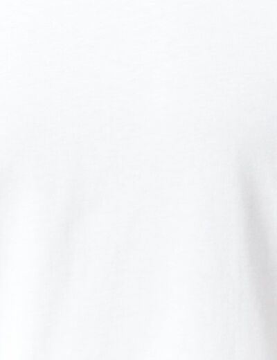 T-shirt éco-responsable blanc homme
