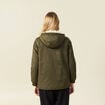 Parka r&eacute;versible vert kaki femme