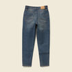 Jeans mom 7/8&egrave;me bleu gris femme
