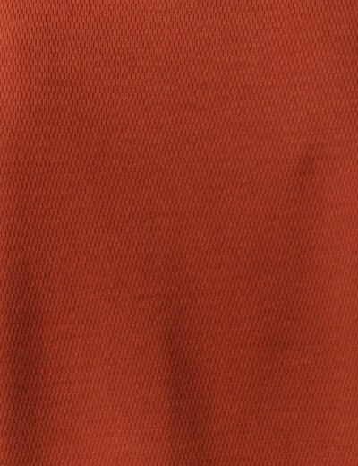 T-shirt manches courtes marron cognac homme
