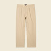 Pantalon chino à pinces sable homme