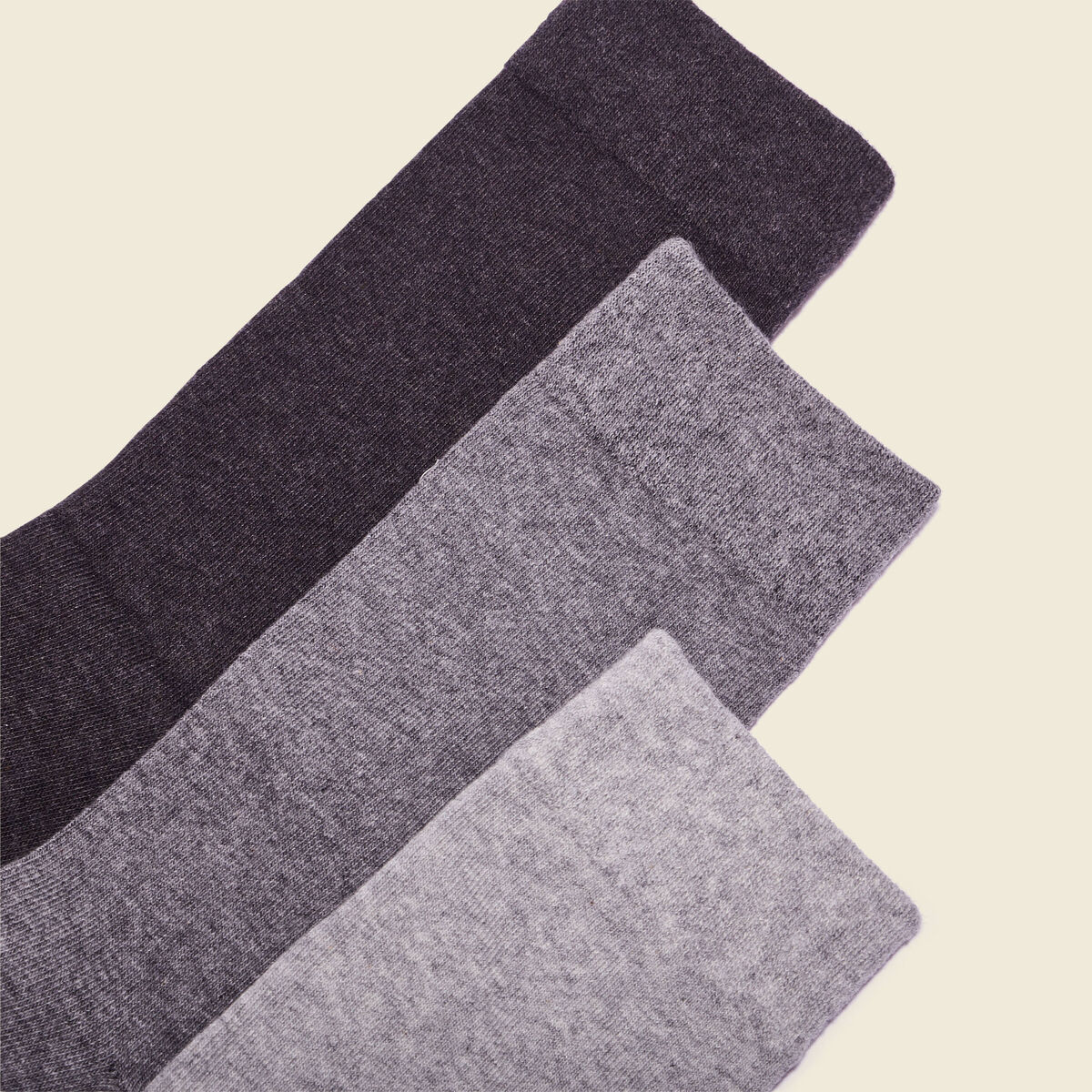Lot 3 paires de chaussettes homme unies gris clair homme