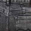 Jeans girlfriend 5 poches denim snow gris femme