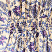 Robe col V manches courtes bleu femme