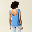 Débardeur sans manches bleu femme
