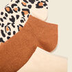Lot 3 paires chaussettes marron cognac femme