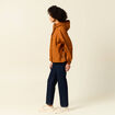Parka oversize à capuche camel femme