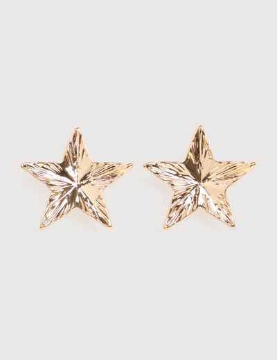Boucles d'oreilles couleur or femme