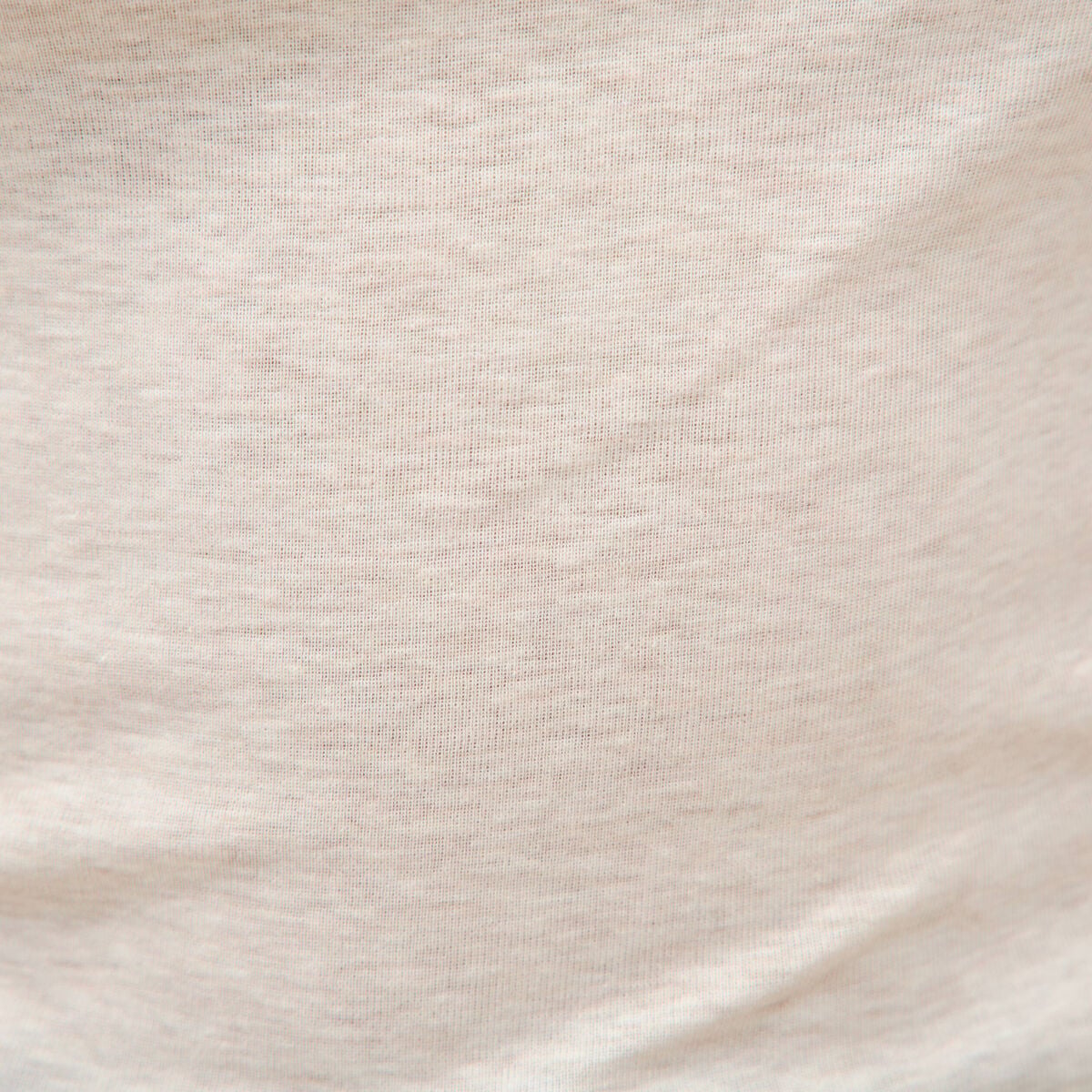 D&eacute;bardeur cintr&eacute; col rond beige femme