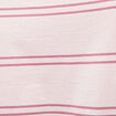 T-shirt ample ray&eacute; avec broderie rose clair homme