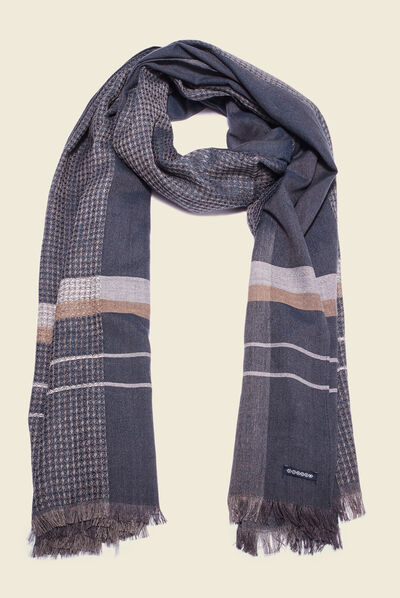 Foulard noir homme