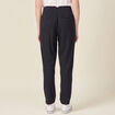 Pantalon cigarette bleu femme