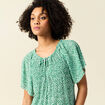 T-shirt manches courtes vert femme