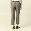 Pantalon taille haute fluide noir femme
