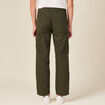 Pantalon large vert kaki homme