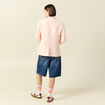 Veste blazer manches longues rose champagne femme