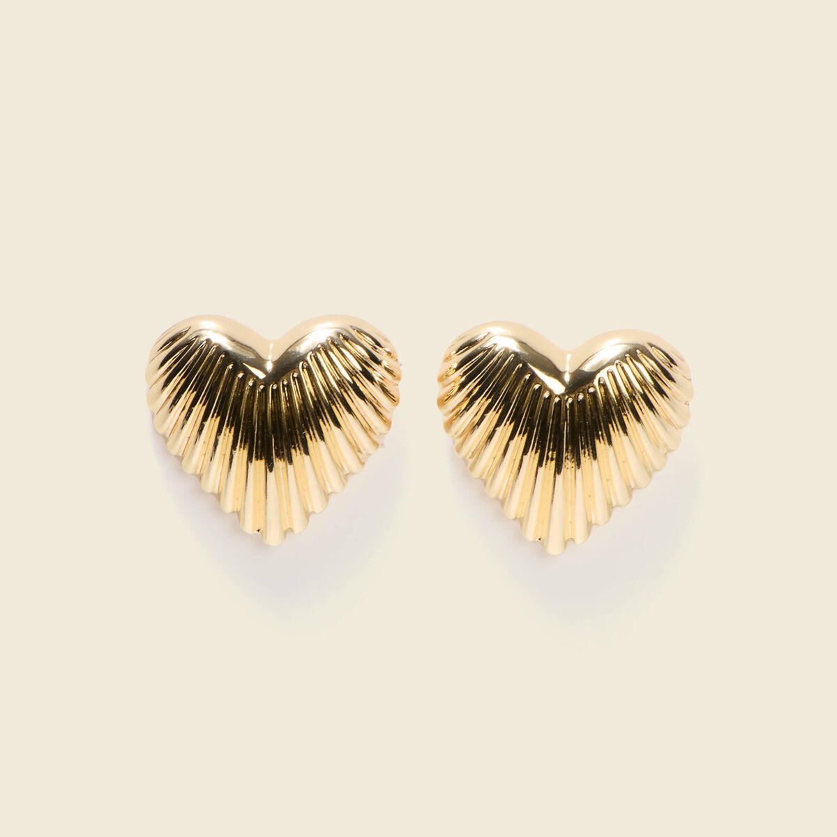 Boucles d'oreilles couleur or femme