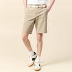Bermuda droit chino ceinture sable homme