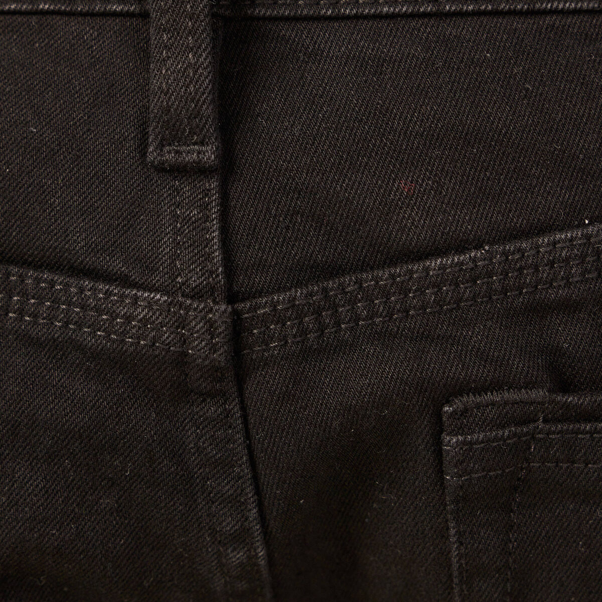 Jeans regular longueur 34 denim noir homme