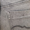 Jeans mom 7/8&egrave;me denim gris femme