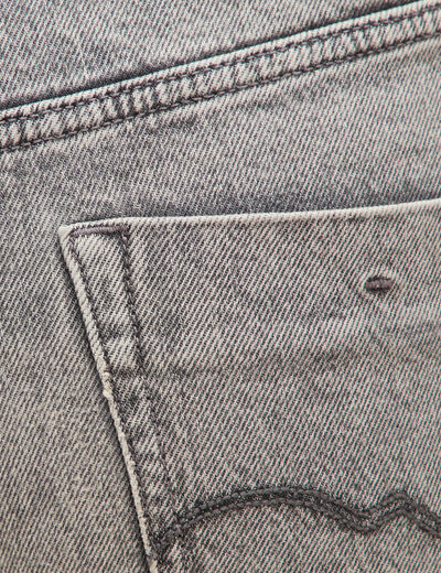 Jeans mom 7/8&egrave;me denim gris femme