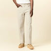 Jeans large 5 poches denim snow gris homme