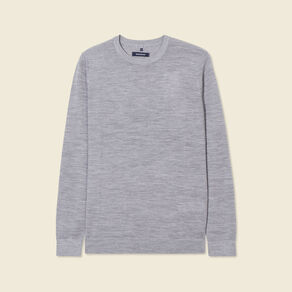 pull 100 laine merinos gris fonce homme Pull 100% laine mérinos gris foncé homme