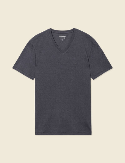T-shirt manches courtes homme bleu foncé homme