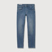 Jeans straight longueur 34 denim double stone homme