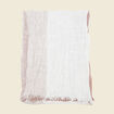 Foulard effet froissé marron cognac homme