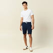 Short éco-responsable bleu marine homme